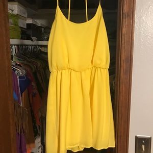Yellow dress